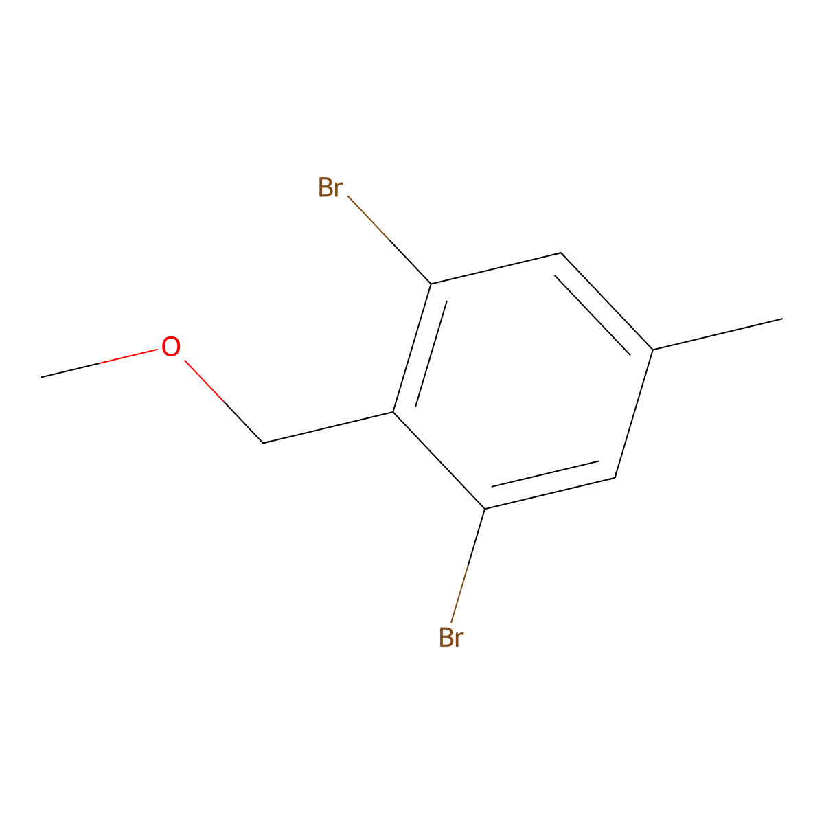 1,3-Dibromo-2-(methoxymethyl)-5-methylbenZene molecular structure, CAS 2918863-90-6