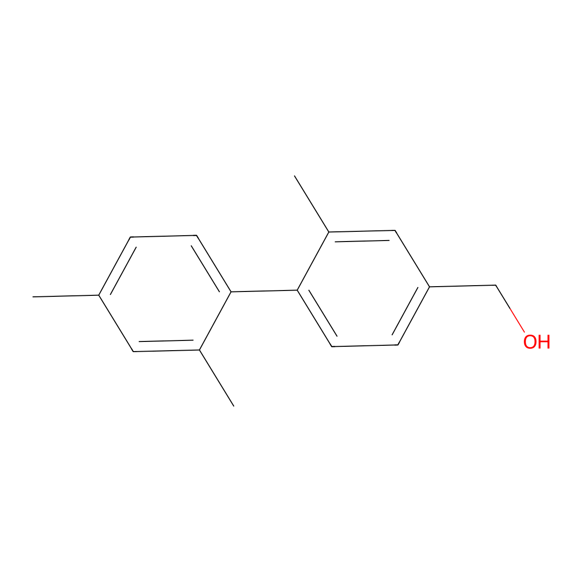 (2,2',4'-Trimethyl-[1,1'-biphenyl]-4-yl)methanol molecular structure, CAS 2918865-36-6