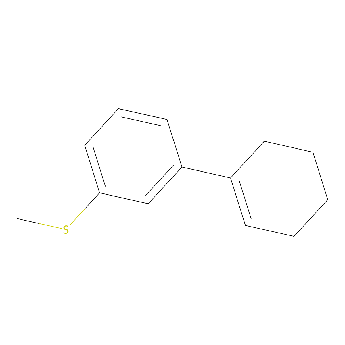 Methyl(2',3',4',5'-tetrahydro-[1,1'-biphenyl]-3-yl)sulfane molecular structure, CAS 2918871-25-5