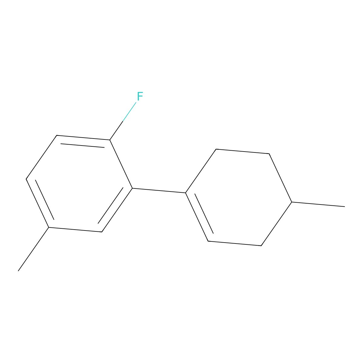 2'-Fluoro-4,5'-dimethyl-2,3,4,5-tetrahydro-1,1'-biphenyl molecular structure, CAS 2918871-31-3