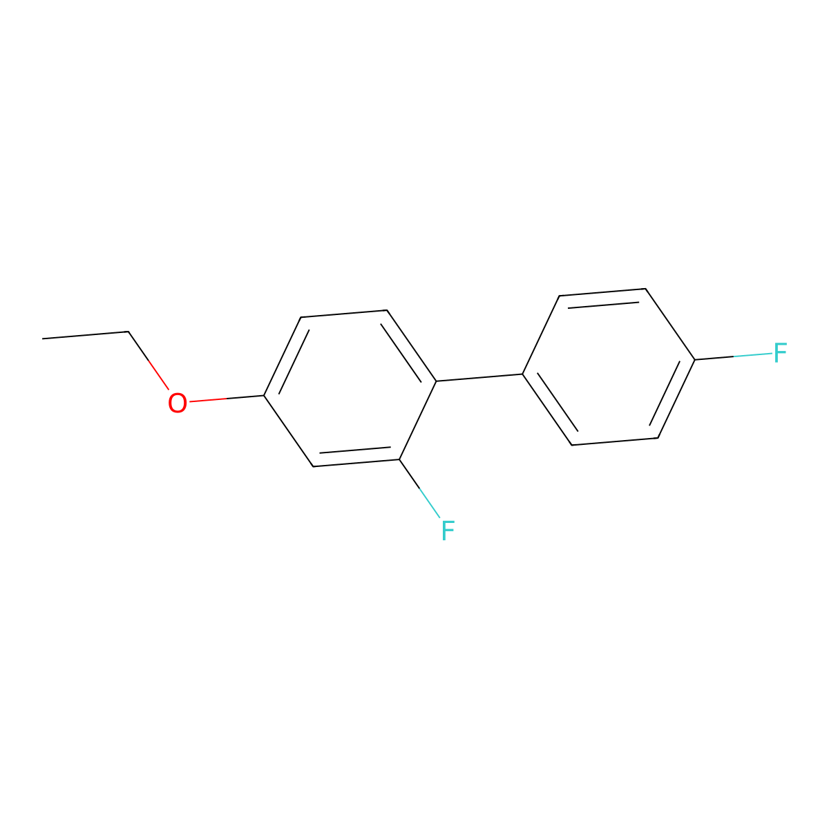 4-Ethoxy-2,4'-difluoro-1,1'-biphenyl molecular structure, CAS 2918877-51-5