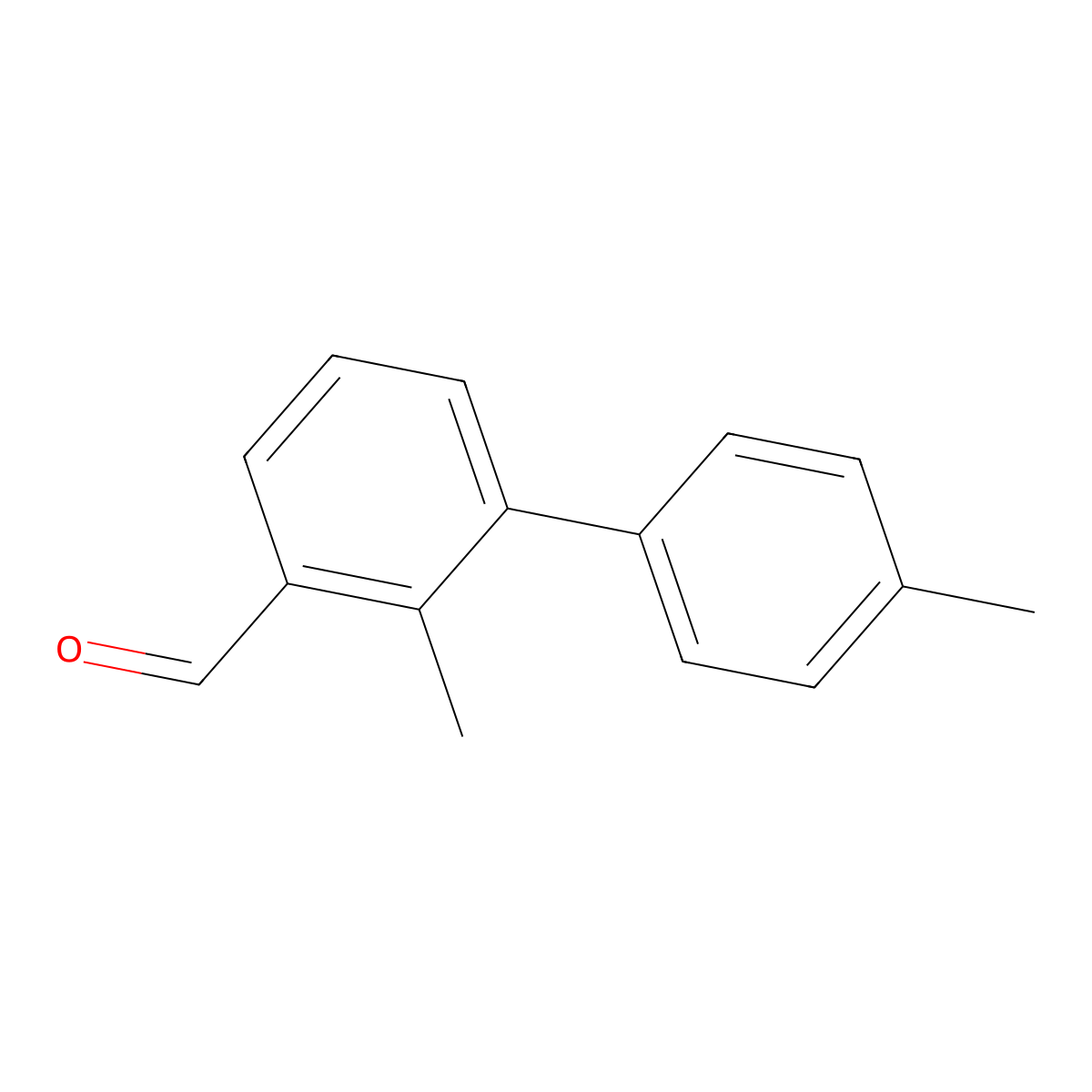 2,4'-Dimethyl-[1,1'-biphenyl]-3-carbaldehyde molecular structure, CAS 2918878-15-4