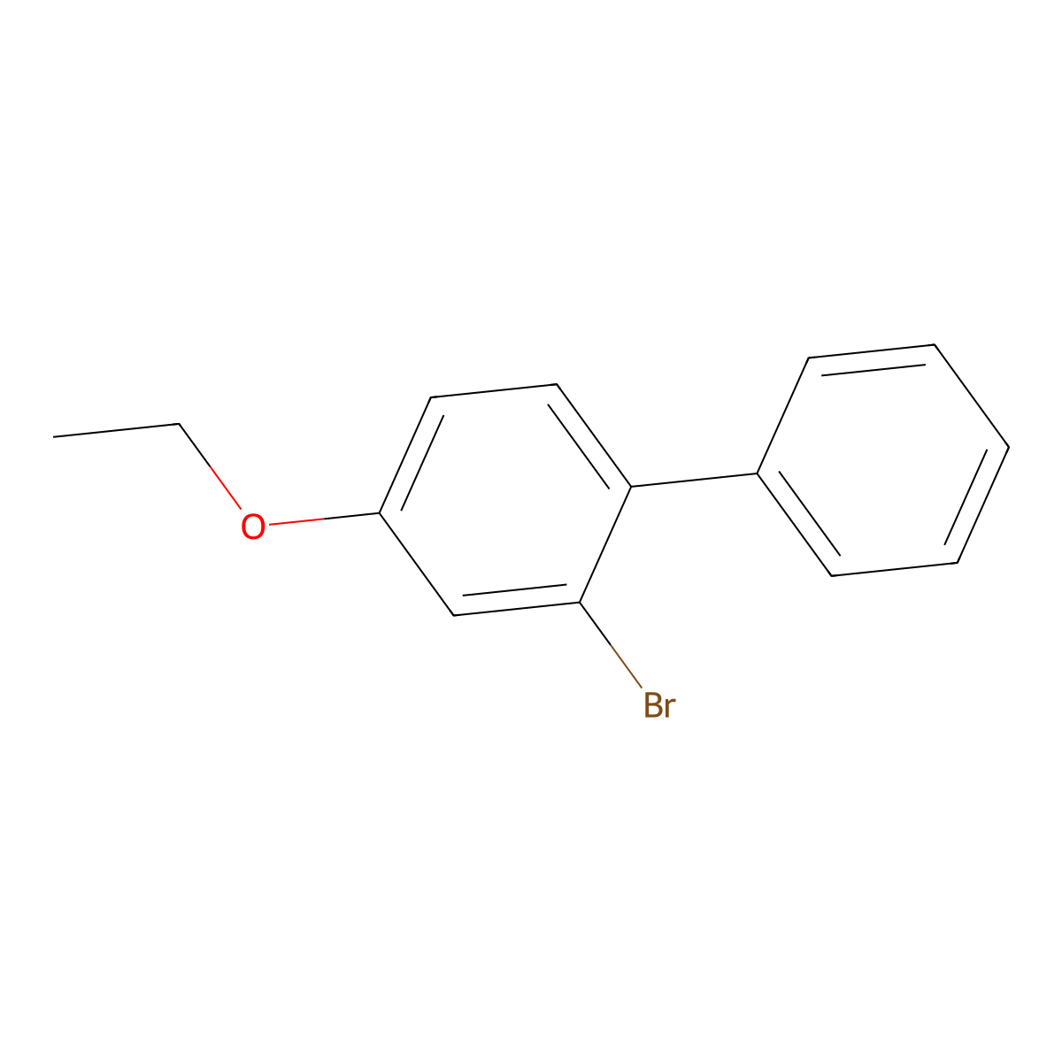 2-Bromo-4-ethoxy-1,1'-biphenyl molecular structure, CAS 2918879-13-5