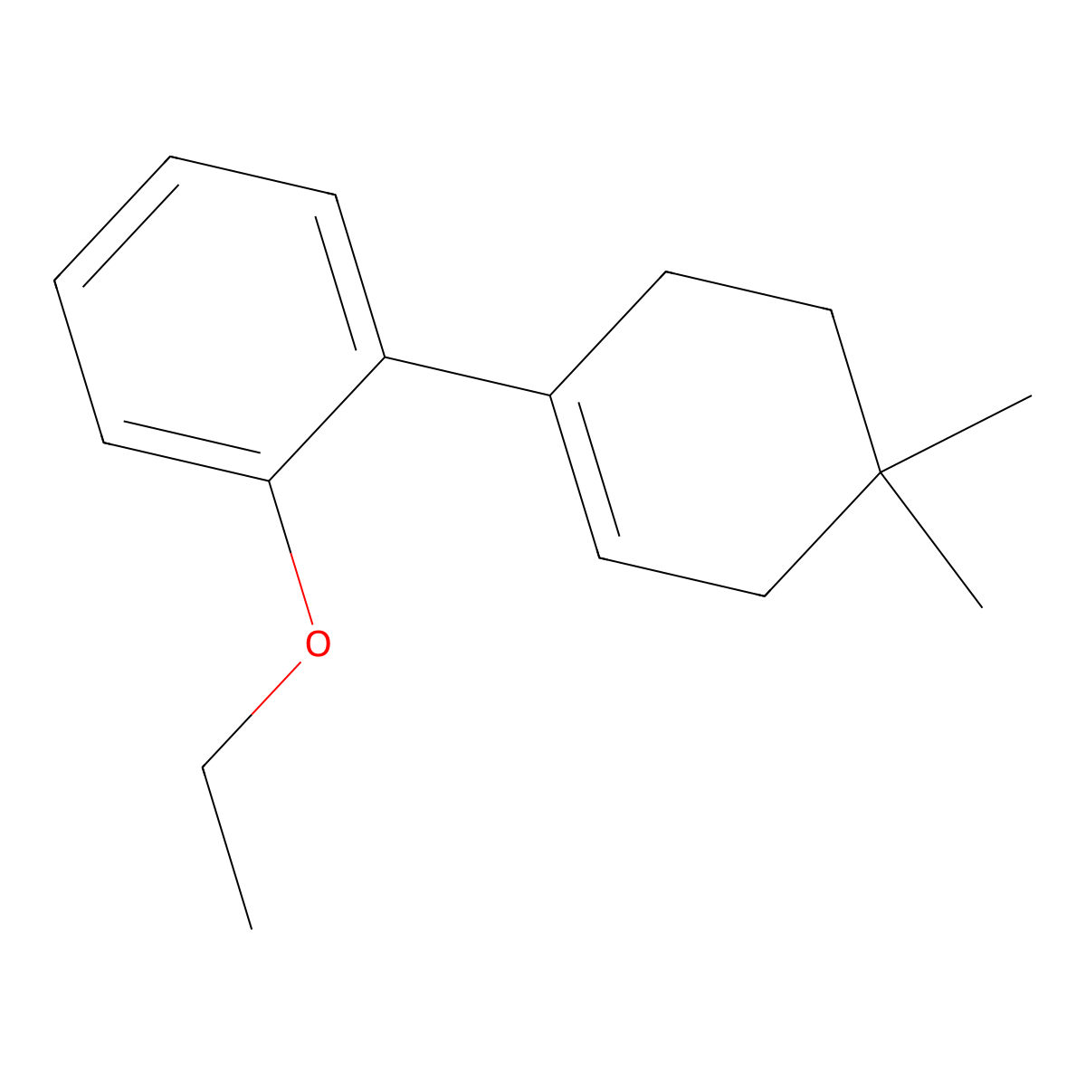 2'-Ethoxy-4,4-dimethyl-2,3,4,5-tetrahydro-1,1'-biphenyl molecular structure, CAS 2918881-02-2