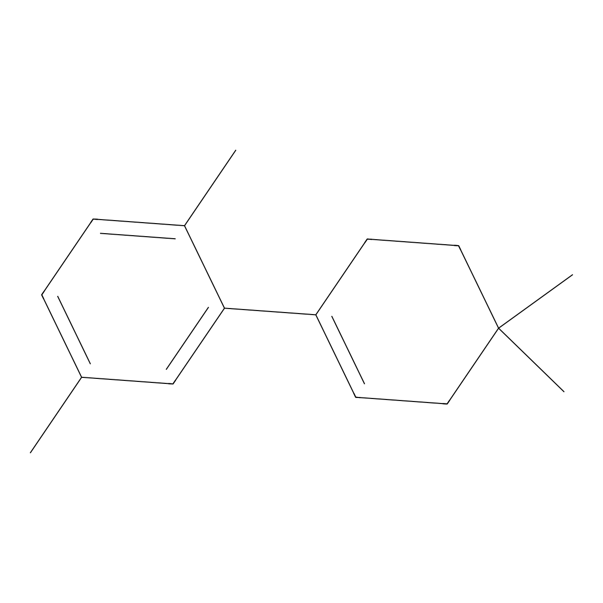 2',4,4,5'-Tetramethyl-2,3,4,5-tetrahydro-1,1'-biphenyl molecular structure, CAS 2918881-28-2