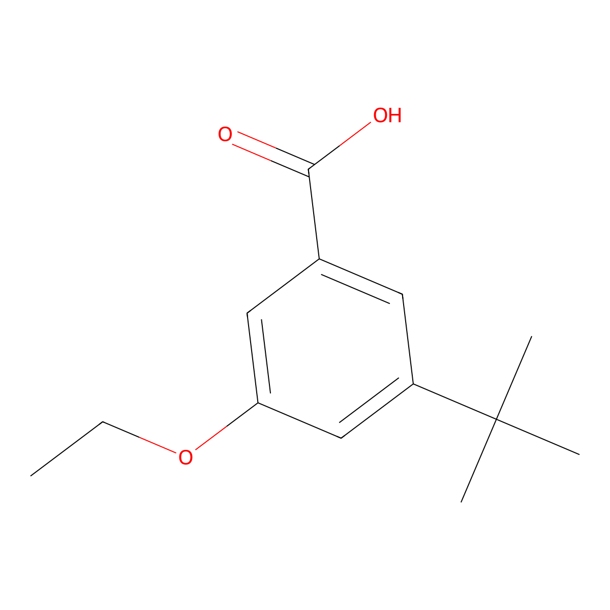 3-(Tert-butyl)-5-ethoxybenzoic acid molecular structure, CAS 2918886-51-6