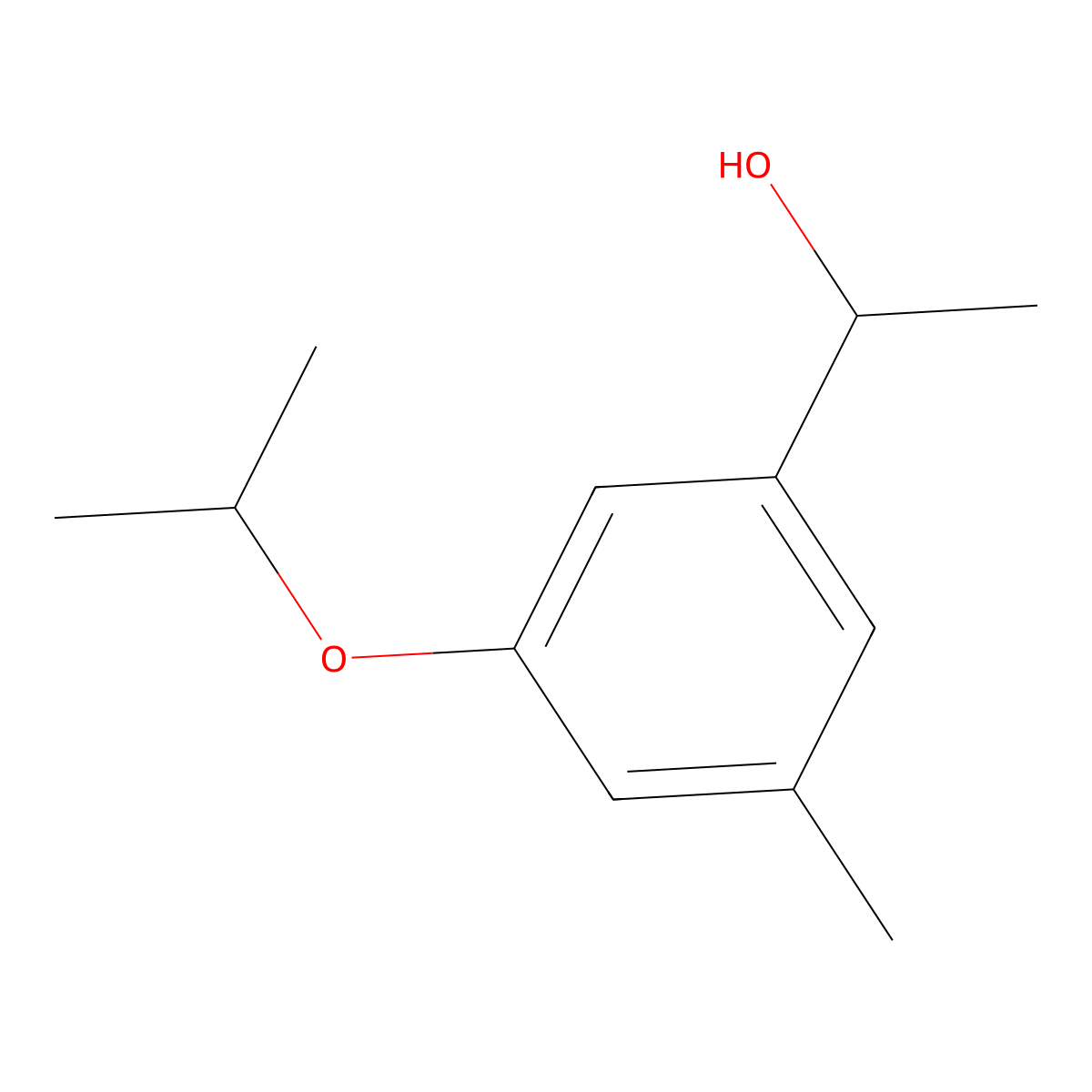 1-(3-Isopropoxy-5-methylphenyl)ethanol molecular structure, CAS 2918892-05-2