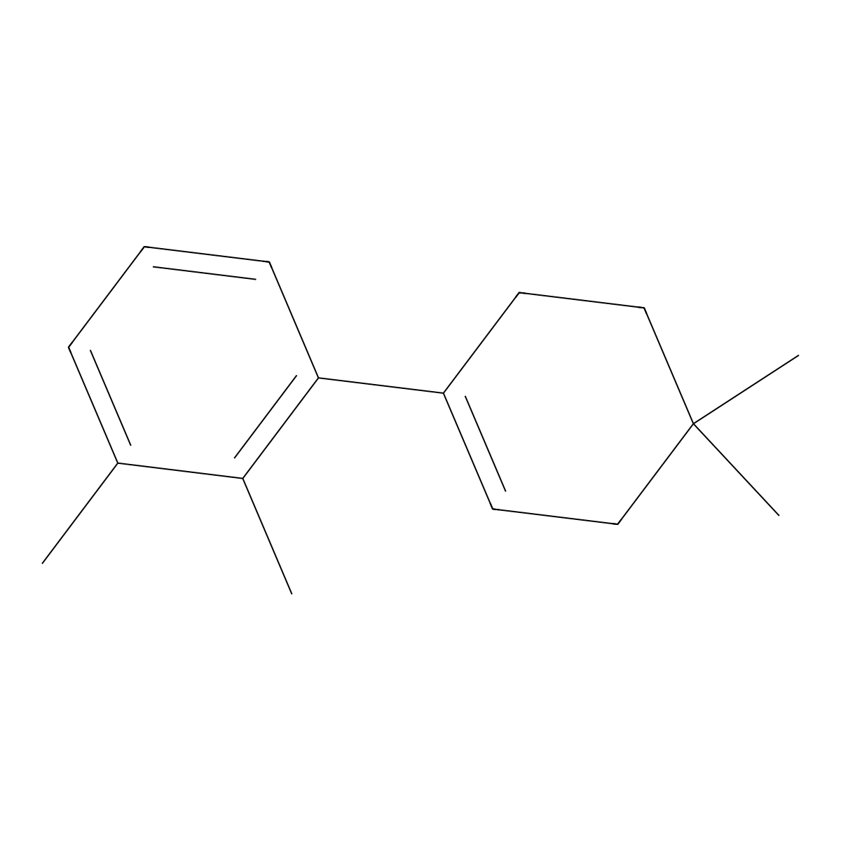 2',3',4,4-Tetramethyl-2,3,4,5-tetrahydro-1,1'-biphenyl molecular structure, CAS 2918892-33-6