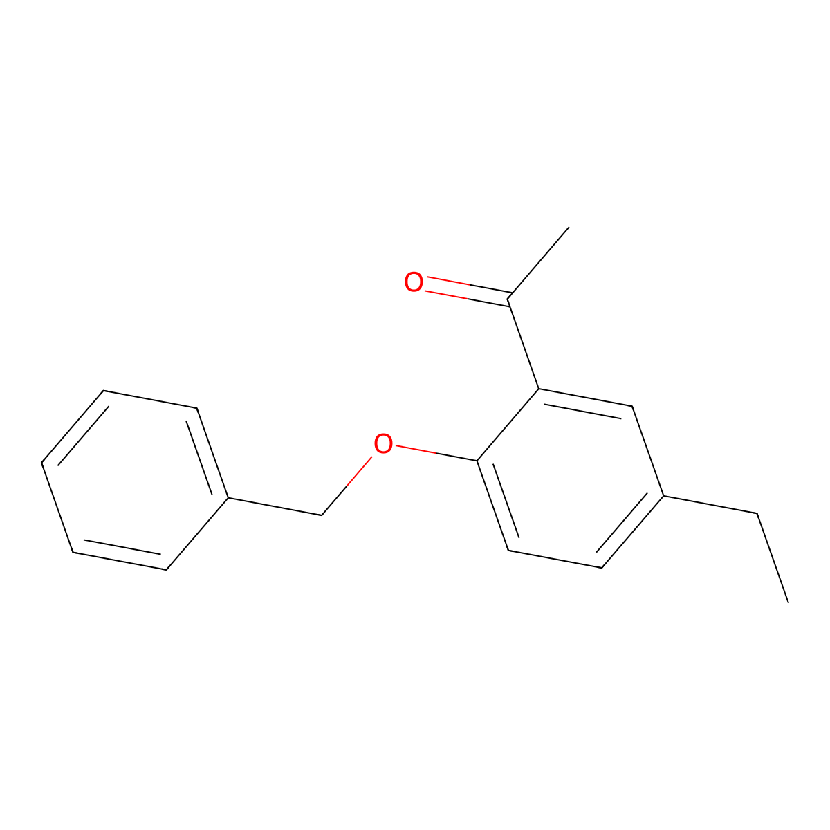 1-(2-(Benzyloxy)-5-ethylphenyl)ethanone molecular structure, CAS 2918897-98-8