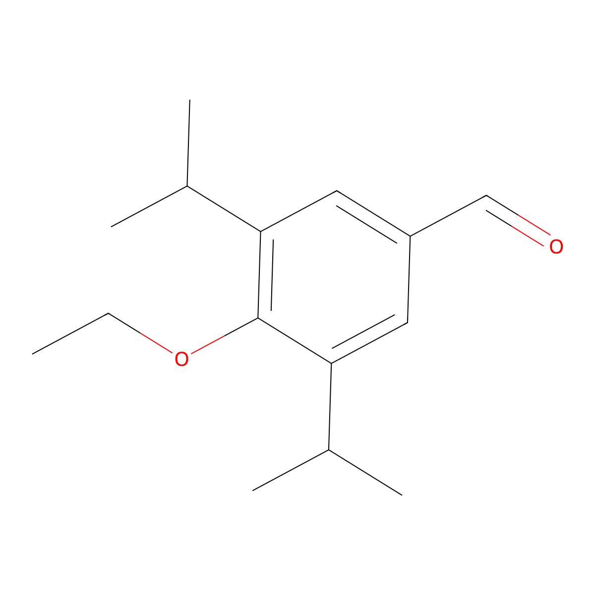4-Ethoxy-3,5-diisopropylbenzaldehyde molecular structure, CAS 2918899-31-5
