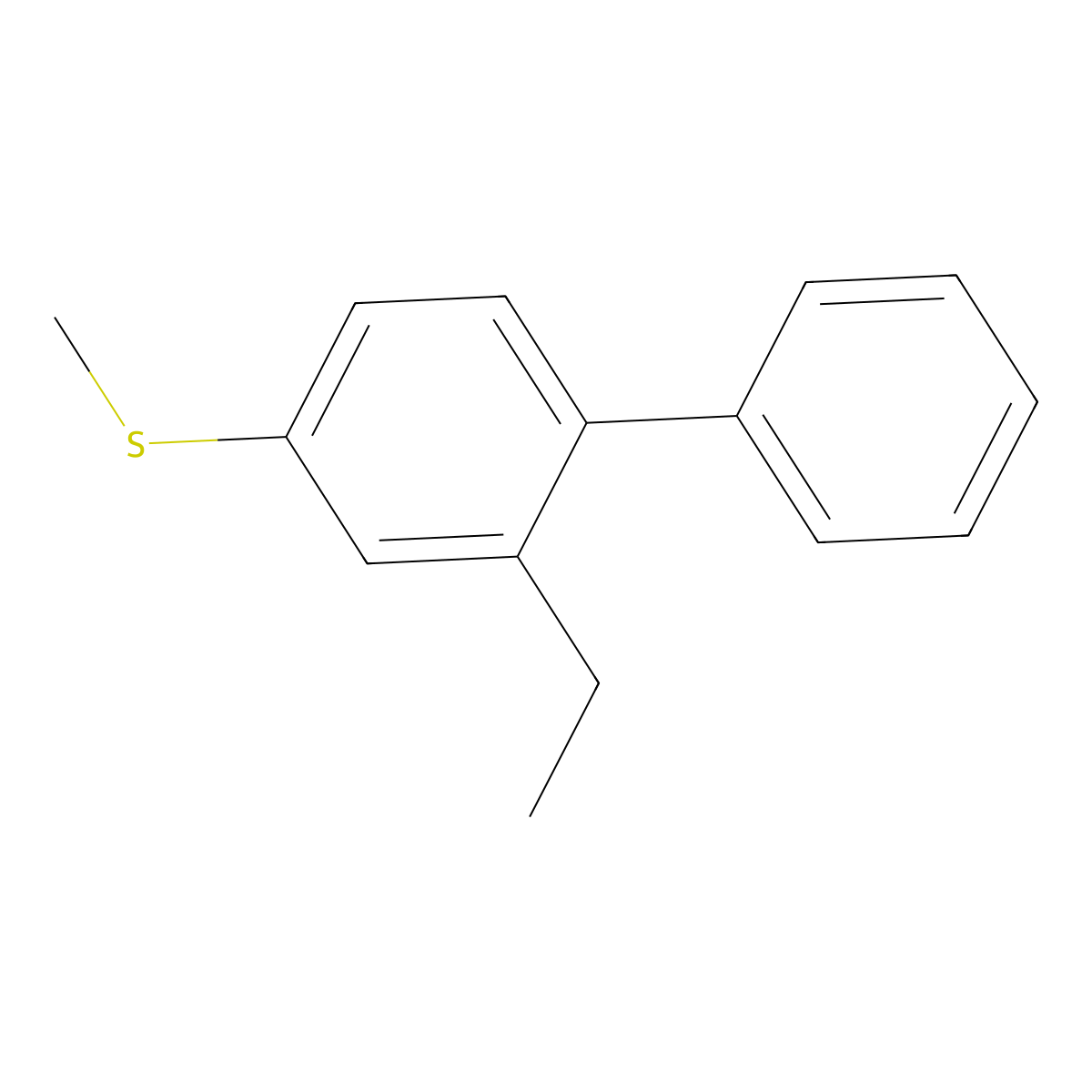 (2-Ethyl-[1,1'-biphenyl]-4-yl)(methyl)sulfane molecular structure, CAS 2918902-33-5