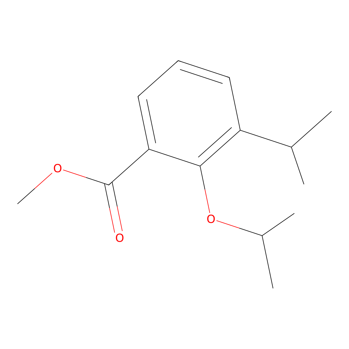 Methyl 2-isopropoxy-3-isopropylbenzoate molecular structure, CAS 2918902-43-7