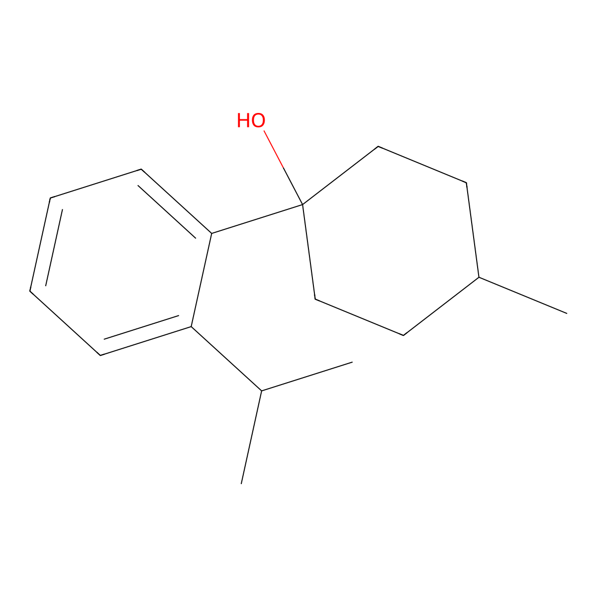 1-(2-Isopropylphenyl)-4-methylcyclohexanol molecular structure, CAS 2918902-68-6