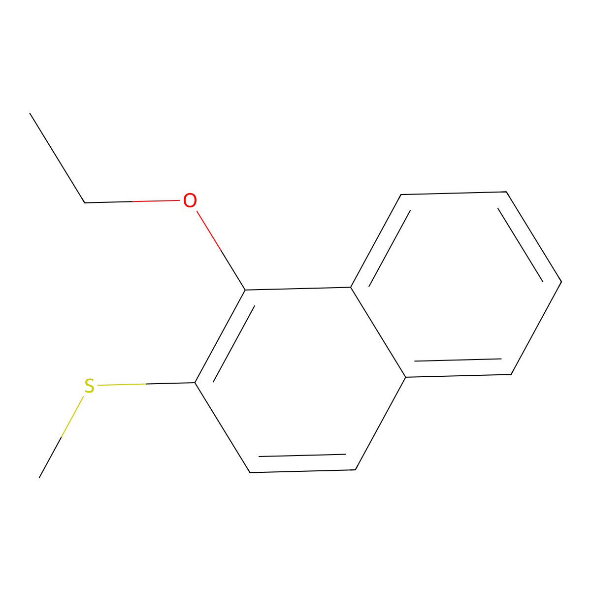 (1-Ethoxynaphthalen-2-yl)(methyl)sulfane molecular structure, CAS 2918904-63-7