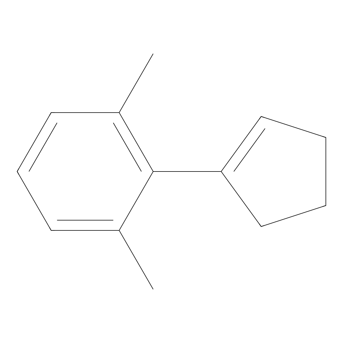 2-(Cyclopent-1-en-1-yl)-1,3-dimethylbenzene molecular structure, CAS 2918905-46-9