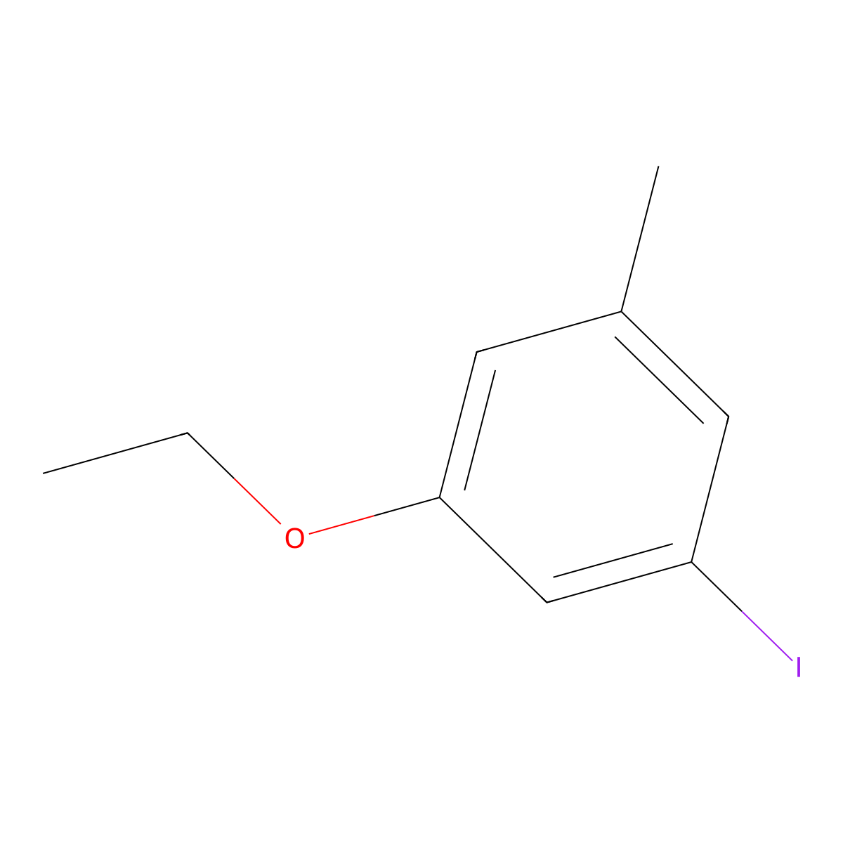 1-Ethoxy-3-iodo-5-methylbenZene molecular structure, CAS 2918916-26-2