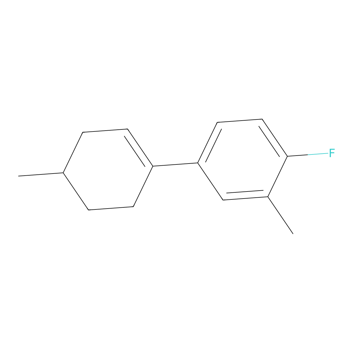 4'-Fluoro-3',4-dimethyl-2,3,4,5-tetrahydro-1,1'-biphenyl molecular structure, CAS 2918923-31-4