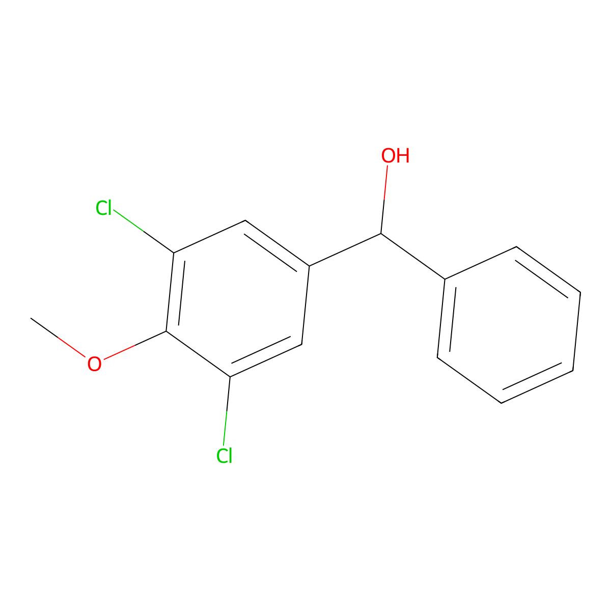 (3,5-Dichloro-4-methoxyphenyl)(phenyl)methanol molecular structure, CAS 2918924-68-0