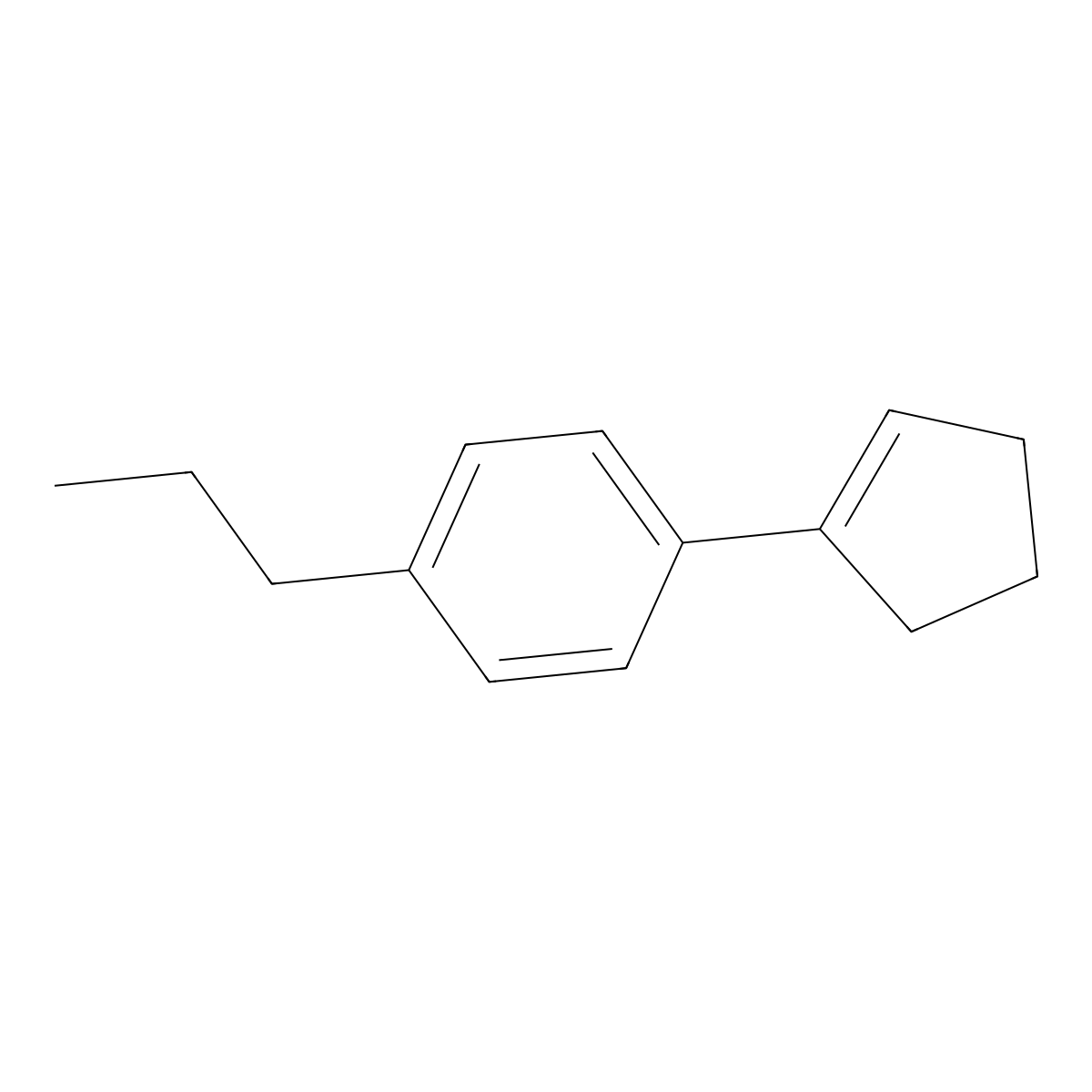 1-(Cyclopent-1-en-1-yl)-4-propylbenzene molecular structure, CAS 2918925-05-8