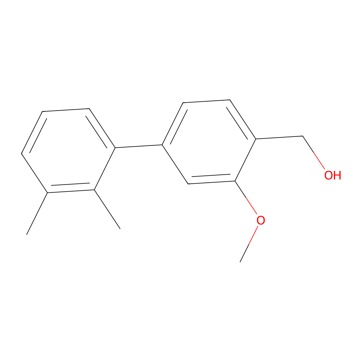 (3-Methoxy-2',3'-dimethyl-[1,1'-biphenyl]-4-yl)methanol molecular structure, CAS 2918926-00-6