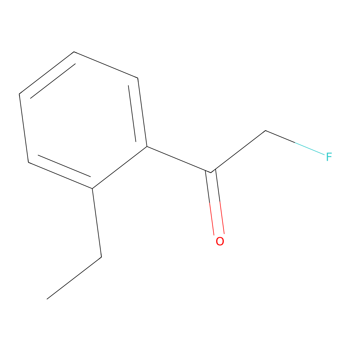 1-(2-Ethylphenyl)-2-fluoroethanone molecular structure, CAS 2918928-93-3