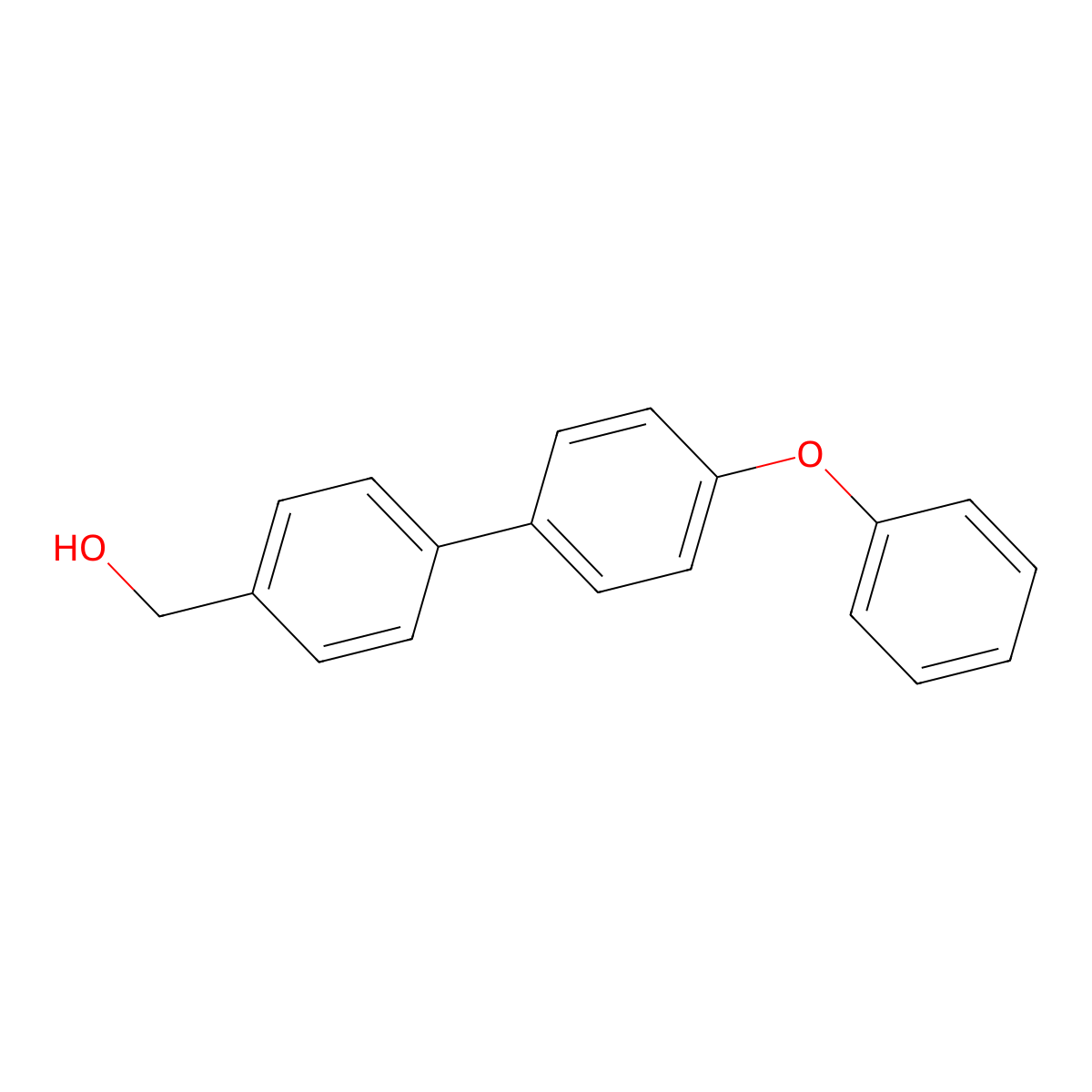 (4'-Phenoxy-[1,1'-biphenyl]-4-yl)methanol molecular structure, CAS 2918930-05-7