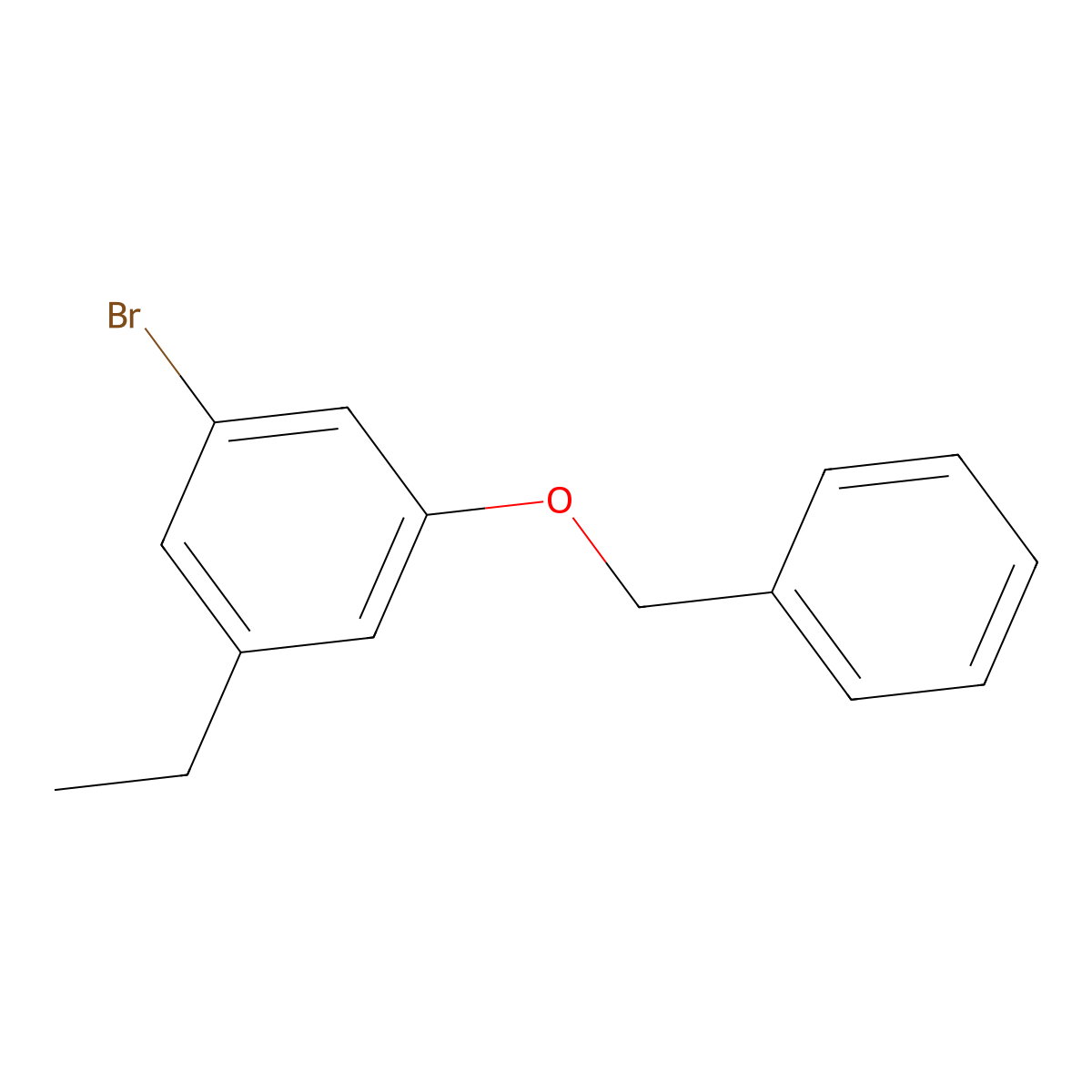 1-(BenZyloxy)-3-bromo-5-ethylbenZene molecular structure, CAS 2918936-50-0
