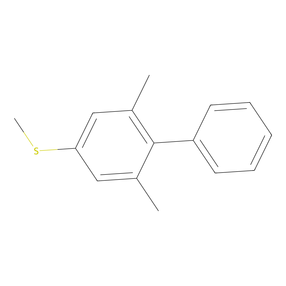 (2,6-Dimethyl-[1,1'-biphenyl]-4-yl)(methyl)sulfane molecular structure, CAS 2918937-32-1