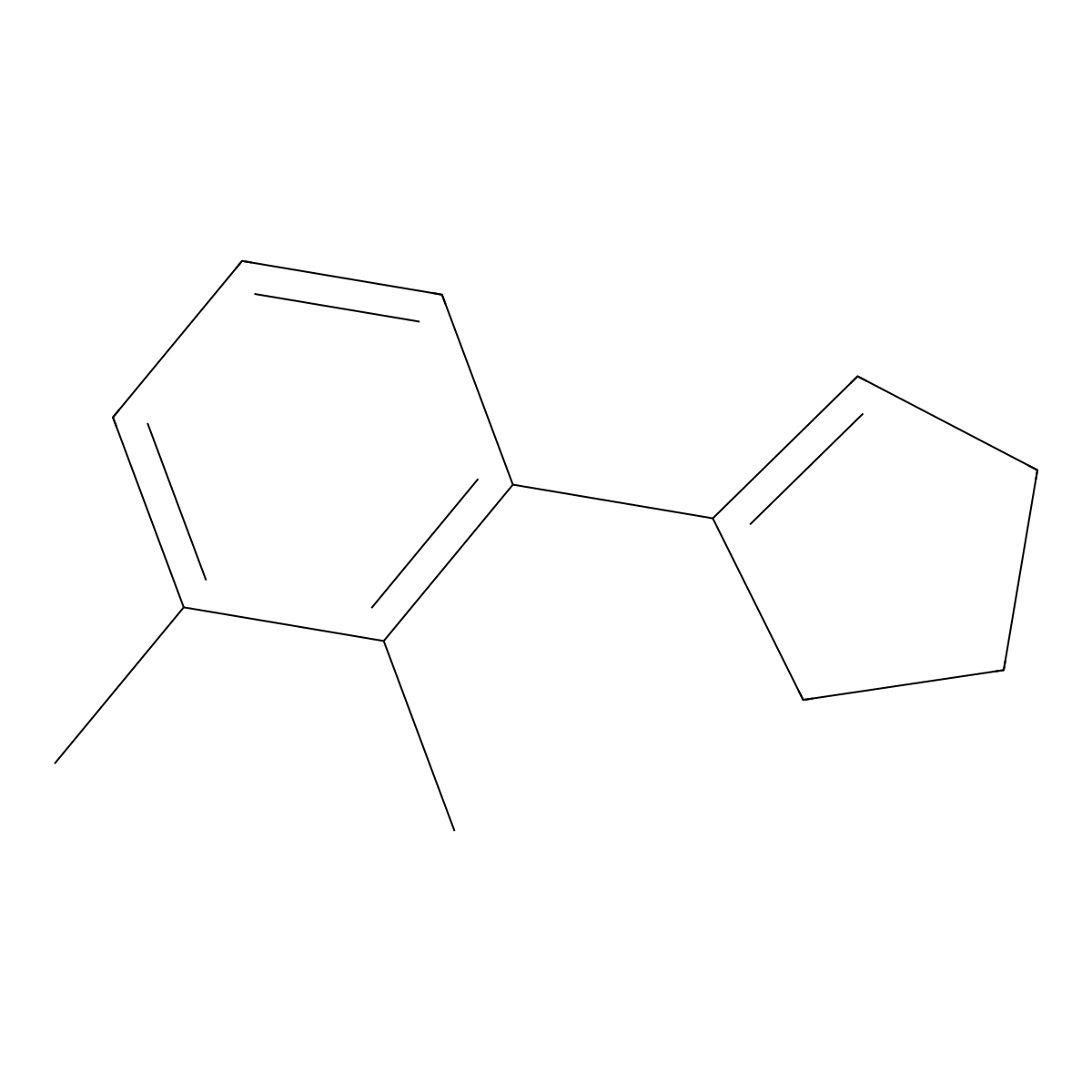 1-(Cyclopent-1-en-1-yl)-2,3-dimethylbenzene molecular structure, CAS 2918938-43-7