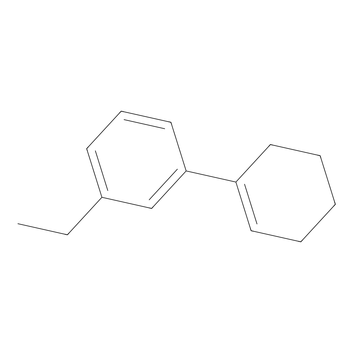 3'-Ethyl-2,3,4,5-tetrahydro-1,1'-biphenyl molecular structure, CAS 2918940-05-1