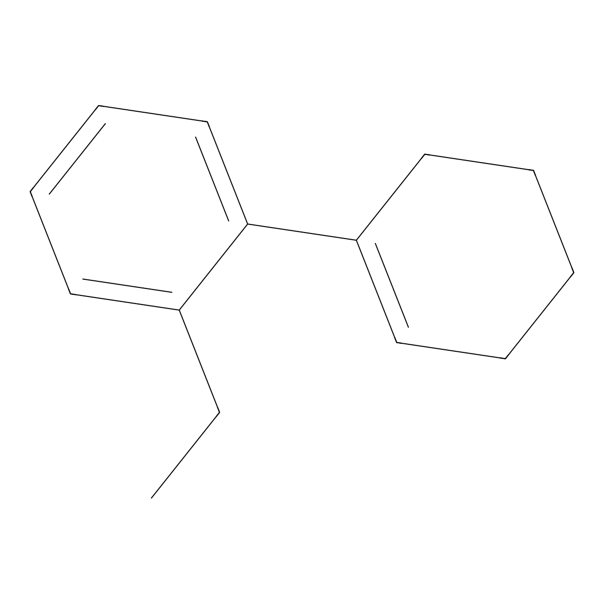 2'-Ethyl-2,3,4,5-tetrahydro-1,1'-biphenyl molecular structure, CAS 2918940-22-2