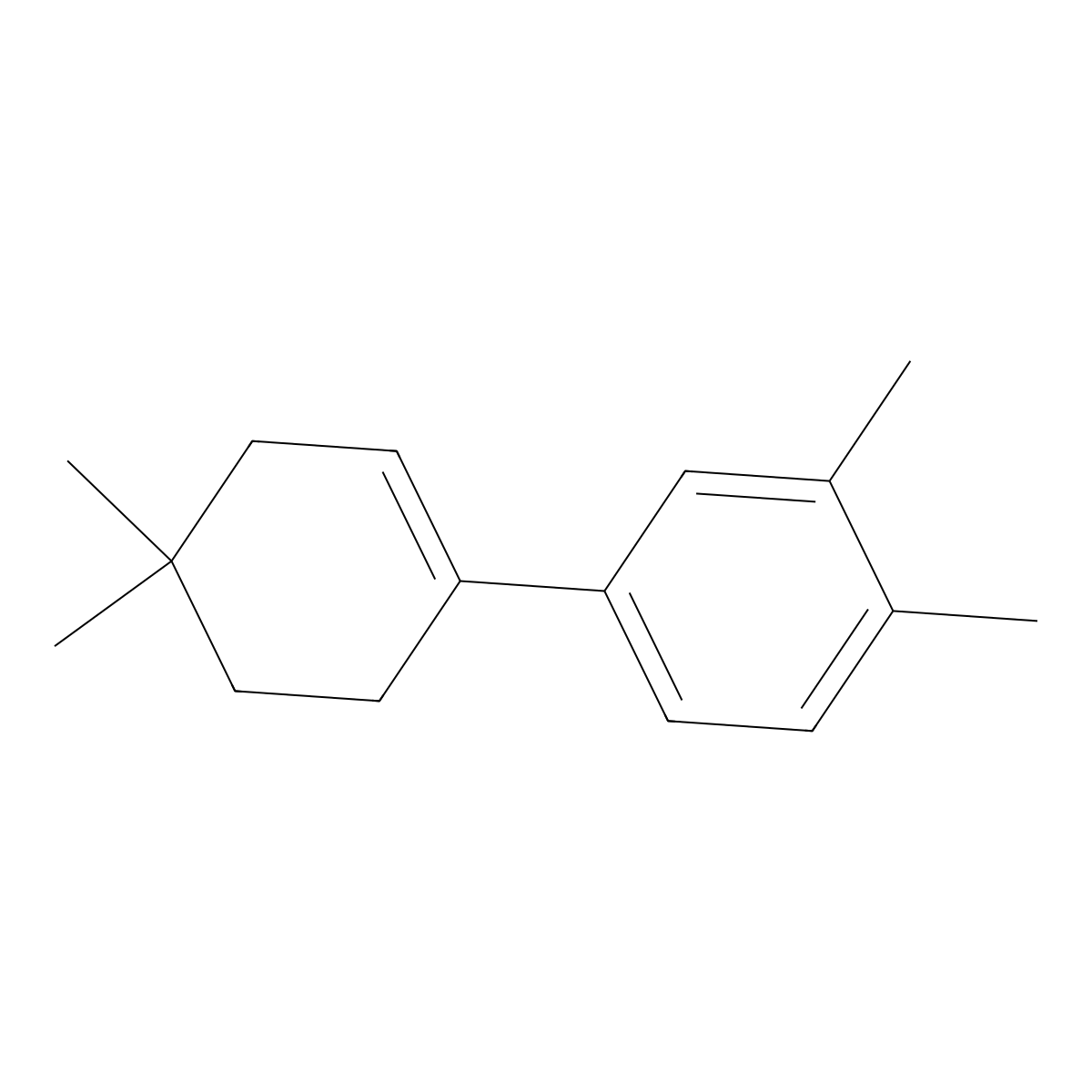 3',4,4,4'-Tetramethyl-2,3,4,5-tetrahydro-1,1'-biphenyl molecular structure, CAS 2918940-89-1