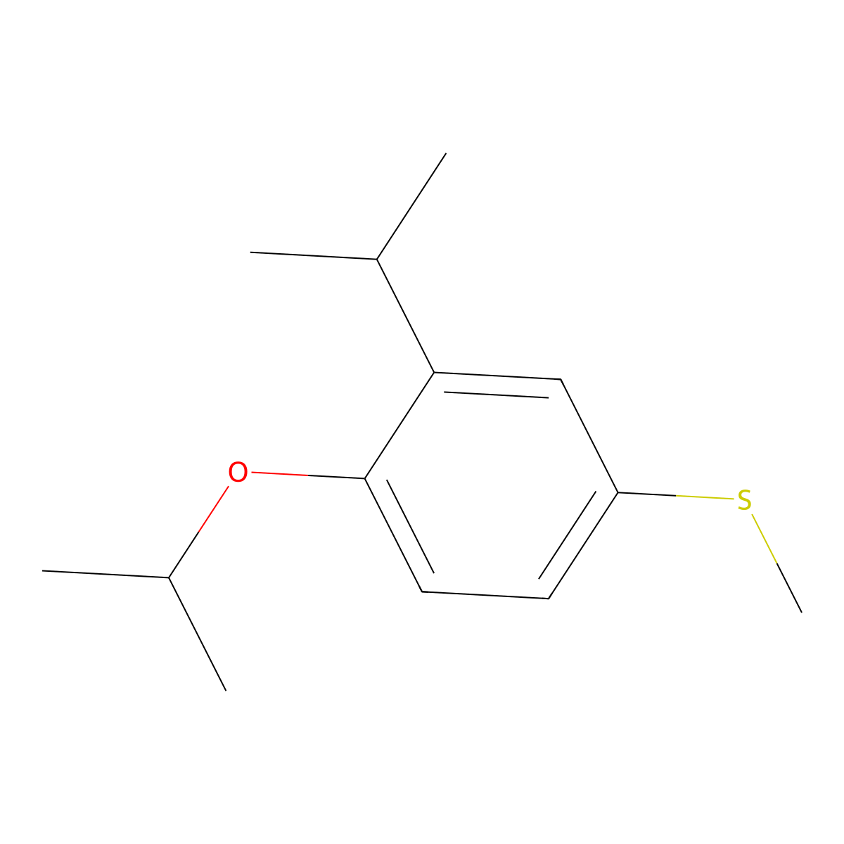 (4-Isopropoxy-3-isopropylphenyl)(methyl)sulfane molecular structure, CAS 2918944-43-9