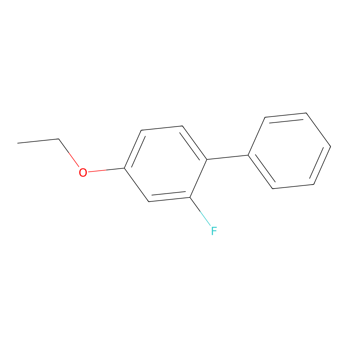4-Ethoxy-2-fluoro-1,1'-biphenyl molecular structure, CAS 2918944-94-0