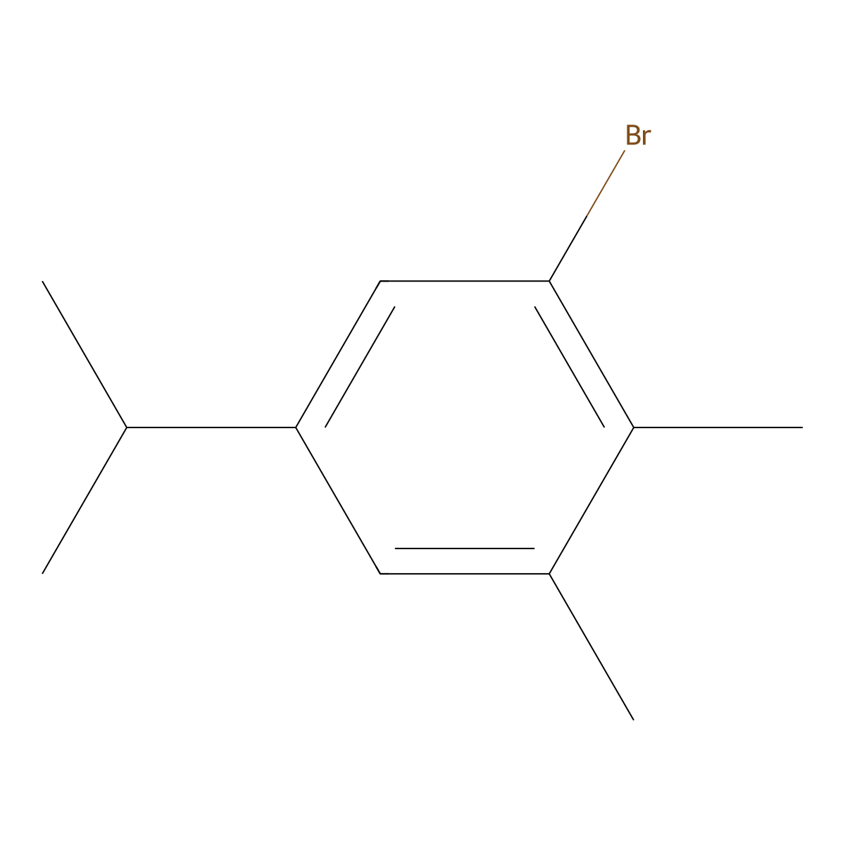 1-Bromo-5-isopropyl-2,3-dimethylbenZene molecular structure, CAS 2918947-56-3
