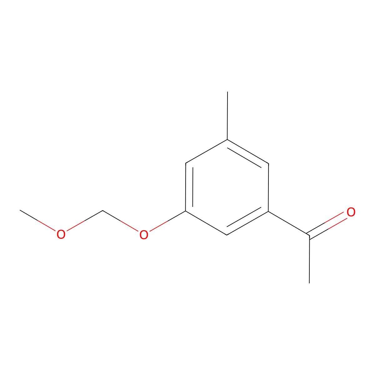 1-(3-(Methoxymethoxy)-5-methylphenyl)ethanone molecular structure, CAS 2918950-14-6