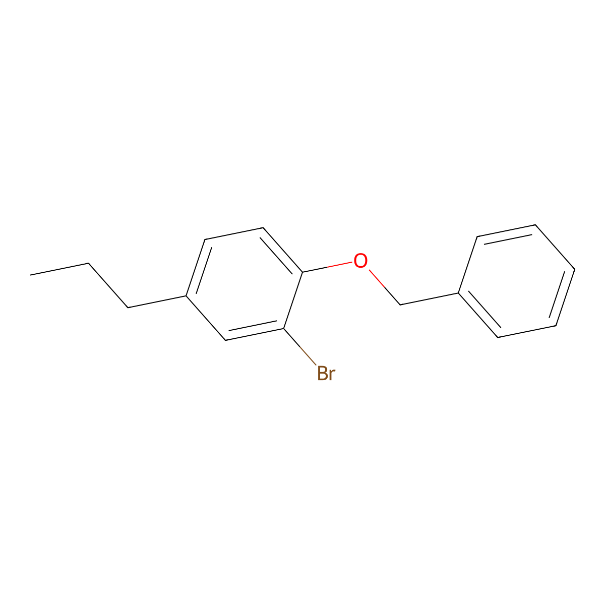 1-(Benzyloxy)-2-bromo-4-propylbenzene molecular structure, CAS 2918953-46-3