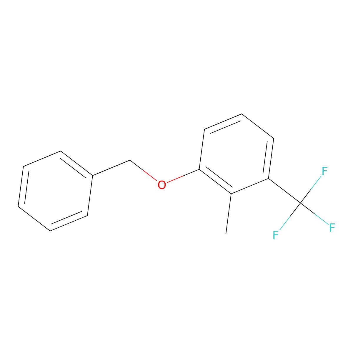 1-(BenZyloxy)-2-methyl-3-(trifluoromethyl)benZene molecular structure, CAS 2918958-73-1