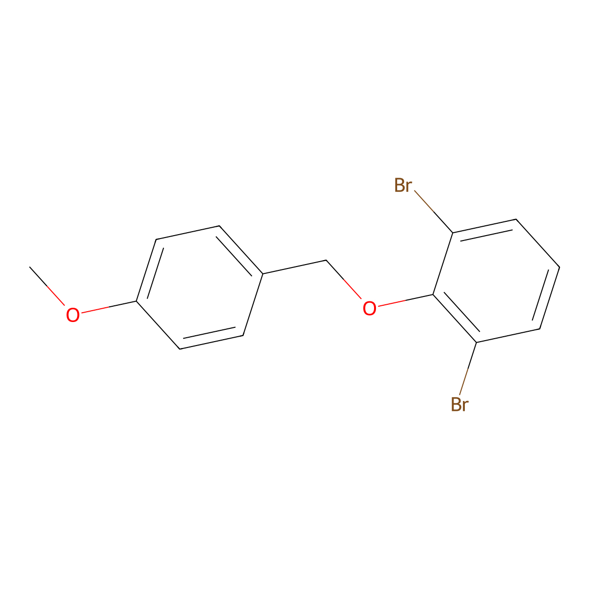 1,3-Dibromo-2-((4-methoxybenZyl)oxy)benZene molecular structure, CAS 2918961-56-3