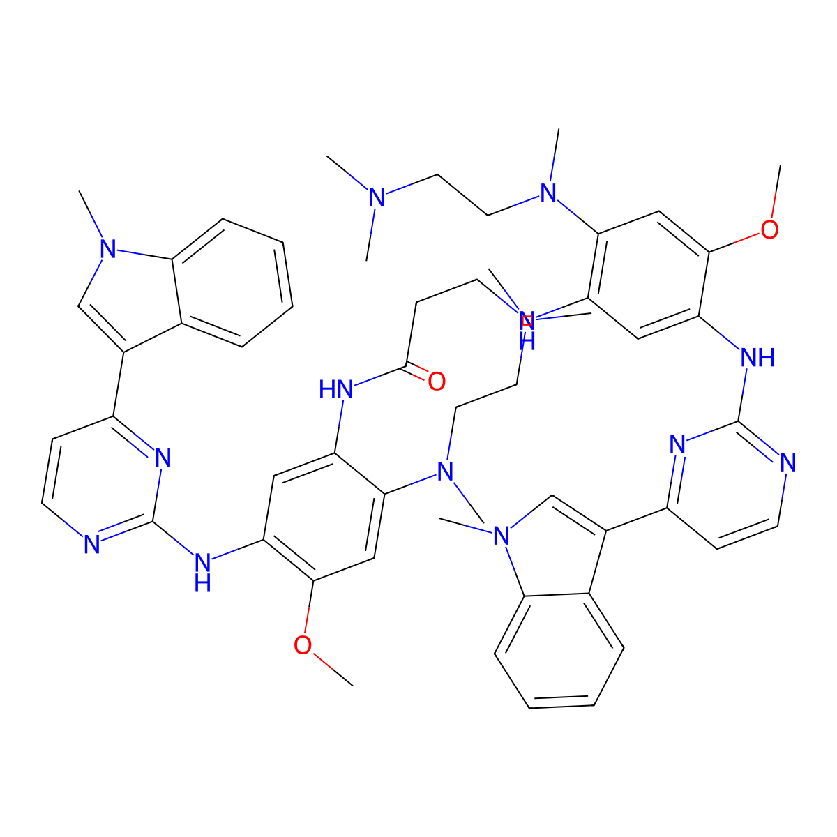 Propanamino-Osimertinib Dimer molecular structure, CAS 2919324-15-3