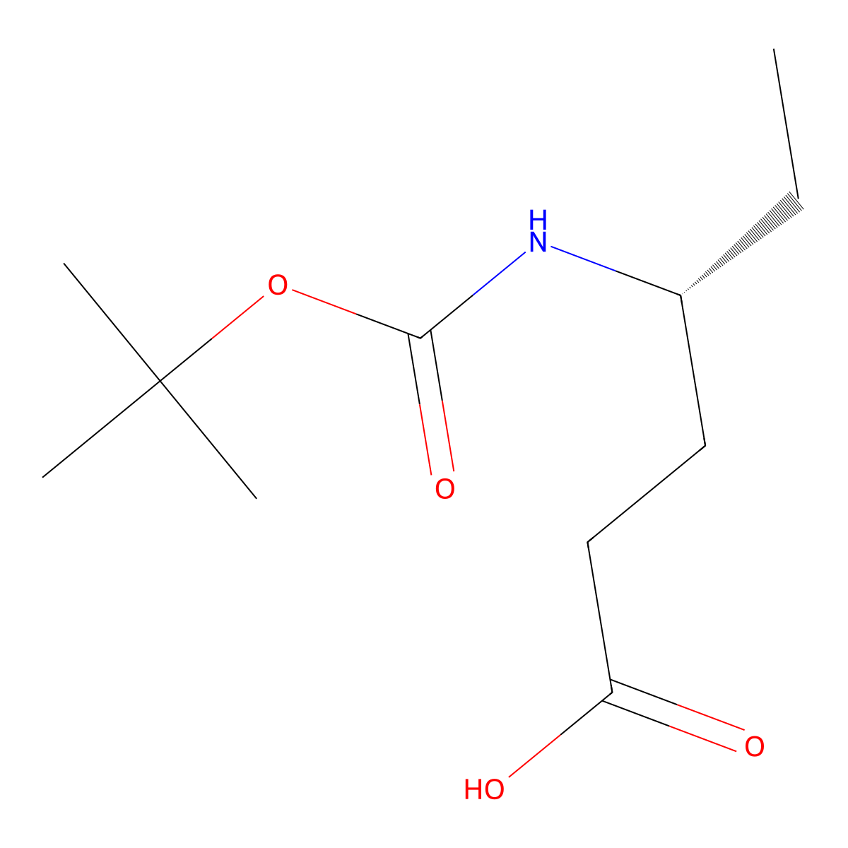 (4R)-4-{[(tert-butoxy)carbonyl]amino}hexanoicacid molecular structure, CAS 2919940-88-6