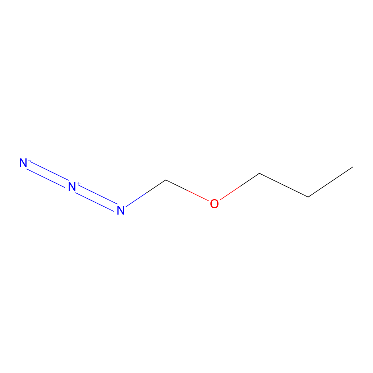1-(Azidomethoxy)propane molecular structure, CAS 2919946-37-3