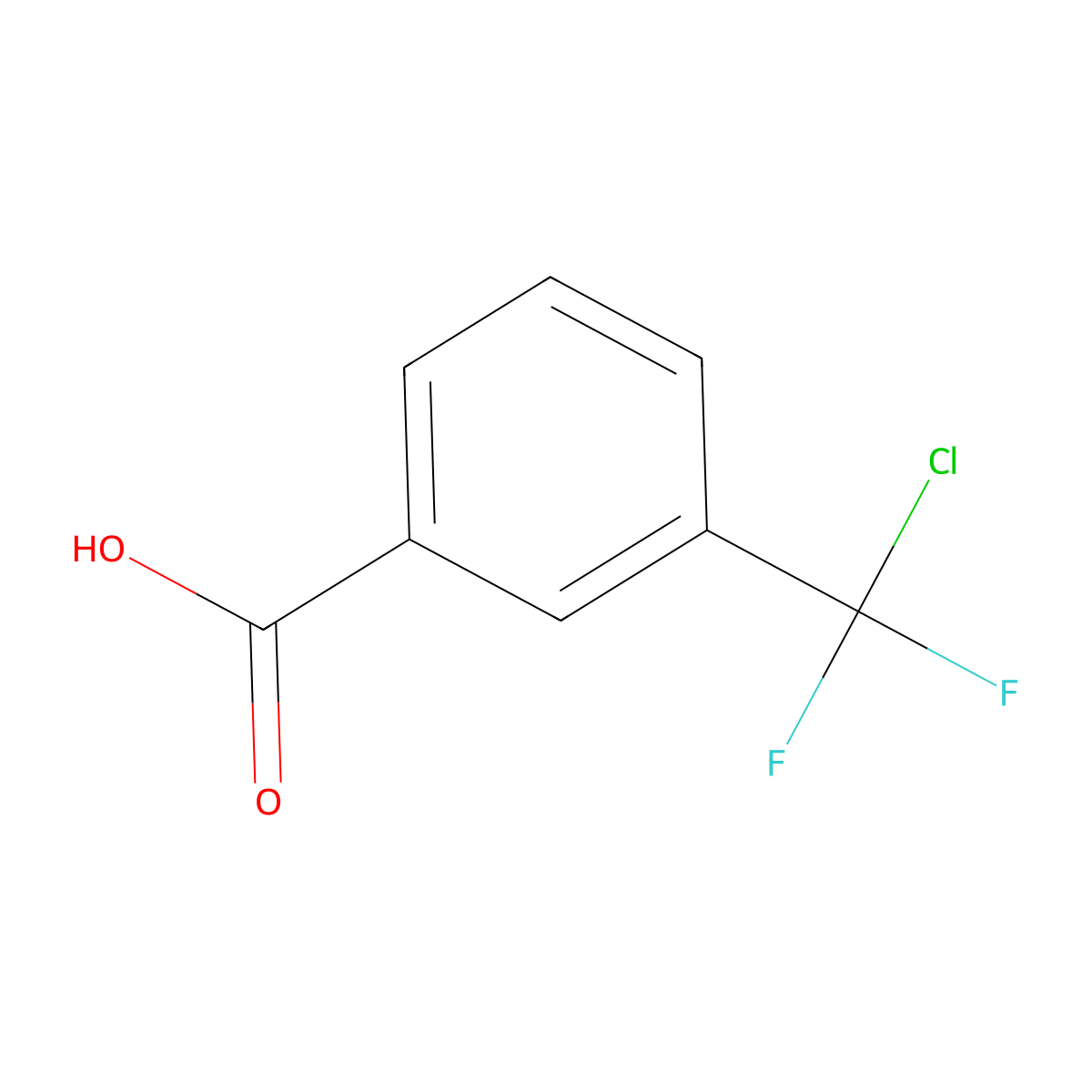 3-(Chlorodifluoromethyl)benzoic acid molecular structure, CAS 2919947-02-5