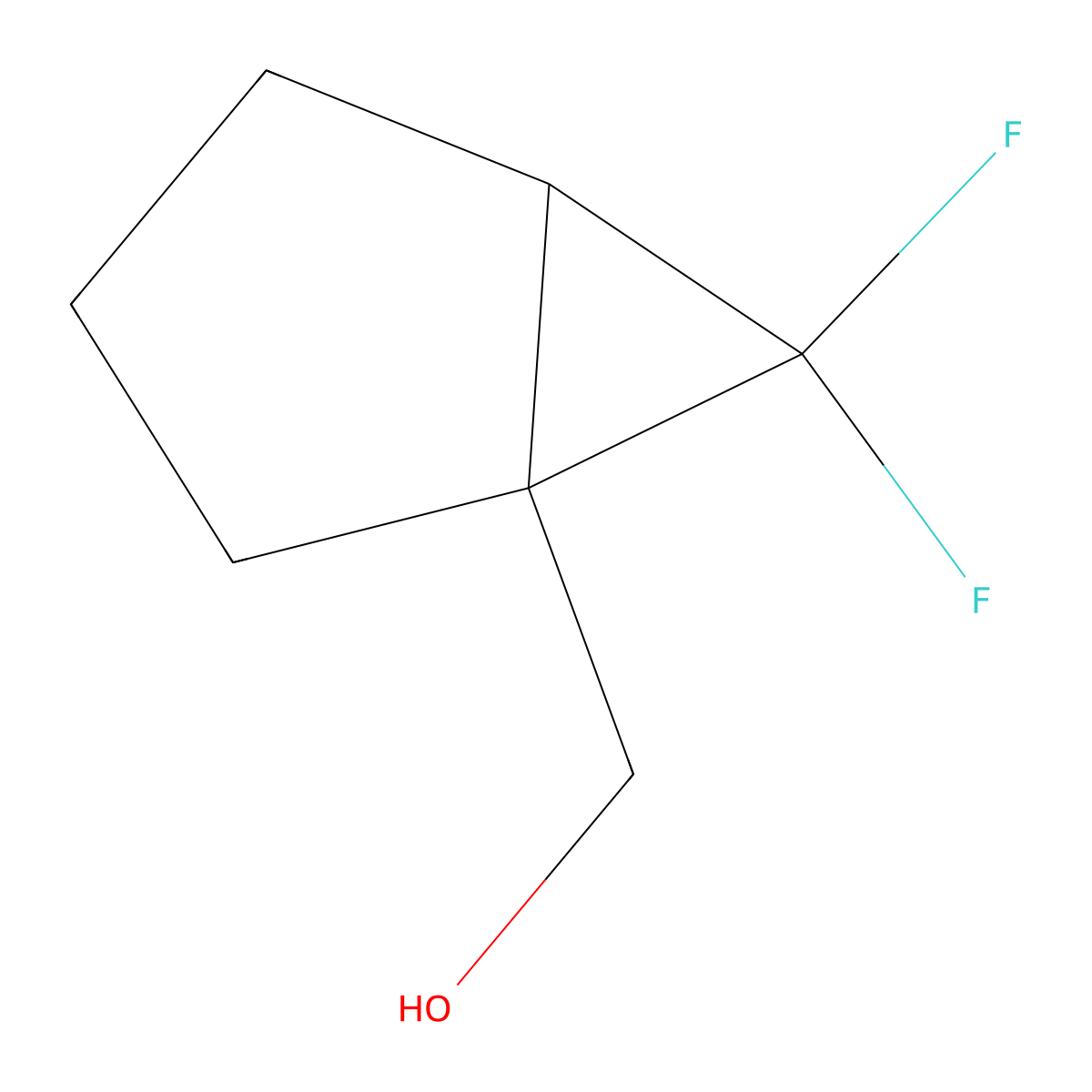 {6,6-Difluorobicyclo[3.1.0]hexan-1-yl}methanol molecular structure, CAS 2919947-96-7