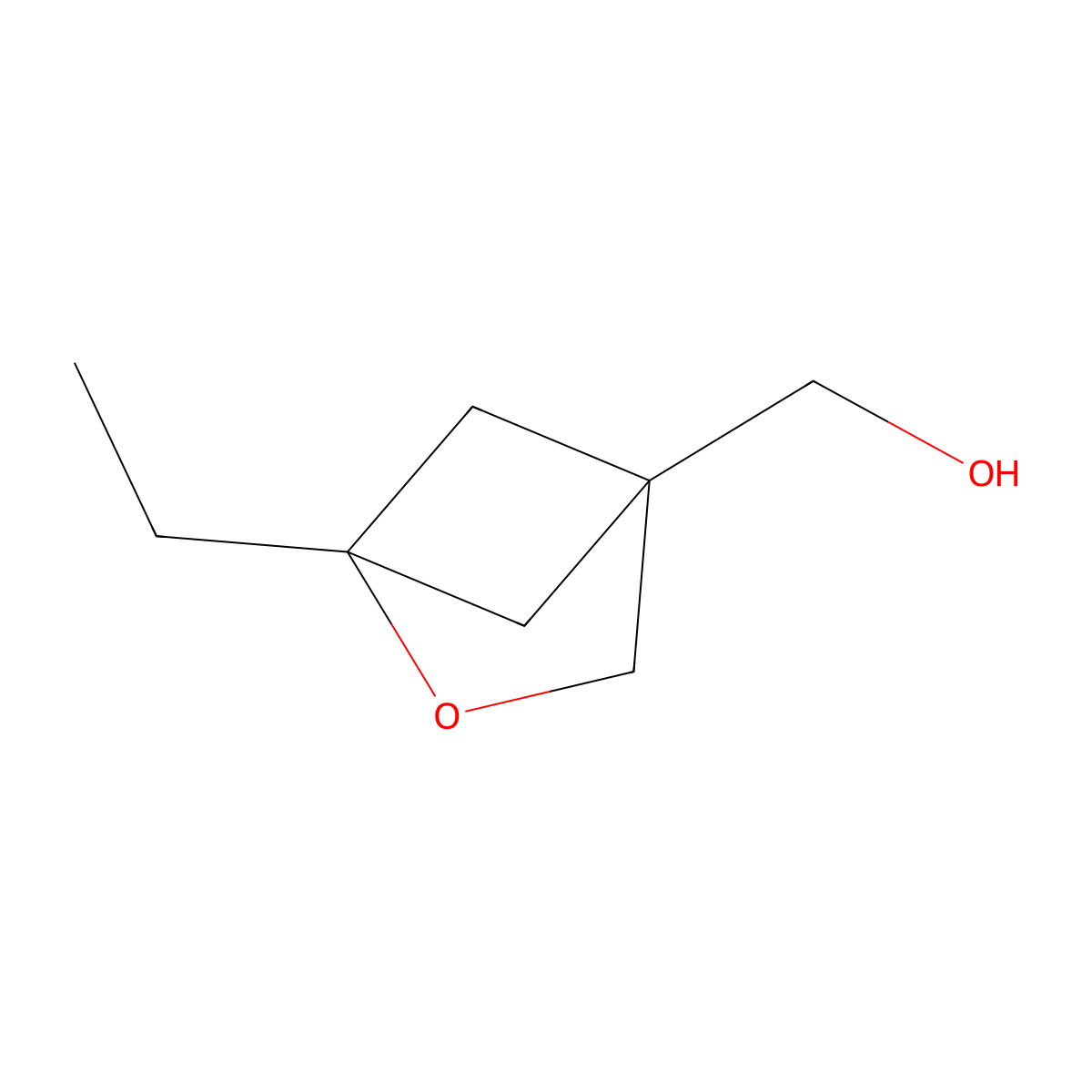 {1-Ethyl-2-oxabicyclo[2.1.1]hexan-4-yl}methanol molecular structure, CAS 2919955-12-5