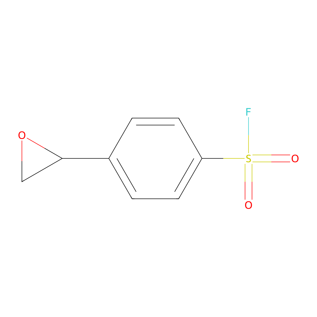 4-(Oxiran-2-yl)benzene-1-sulfonyl fluoride molecular structure, CAS 2919955-78-3