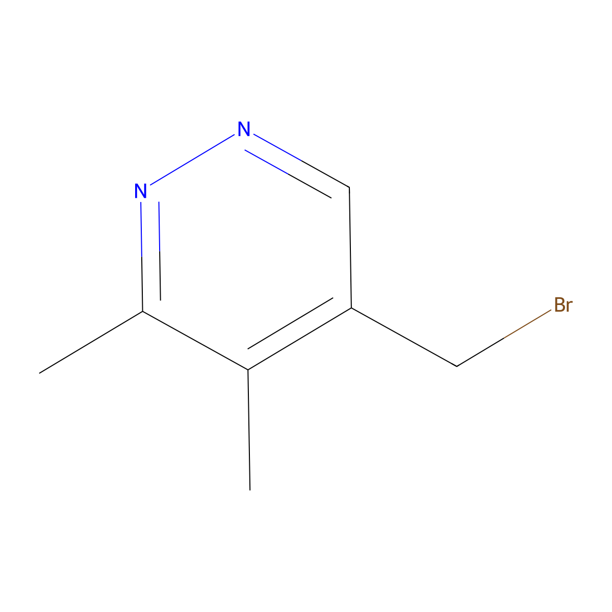 5-(Bromomethyl)-3,4-dimethylpyridazine molecular structure, CAS 2919961-89-8