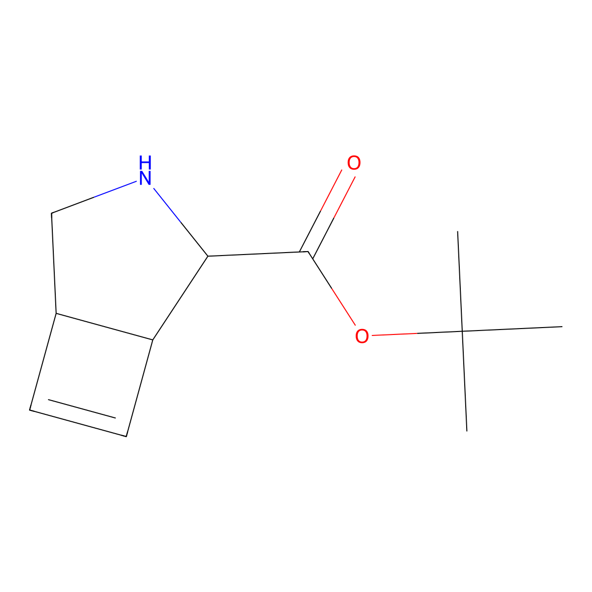 Tert-butyl 3-azabicyclo[3.2.0]hept-6-ene-2-carboxylate molecular structure, CAS 2920117-94-6