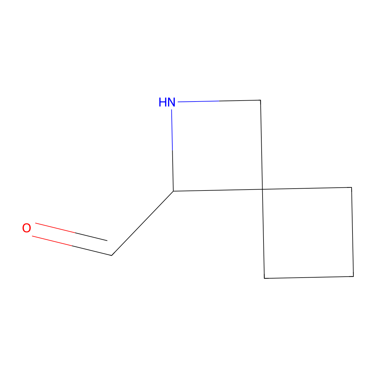2-Azaspiro[3.3]heptane-1-carbaldehyde molecular structure, CAS 2920118-14-3