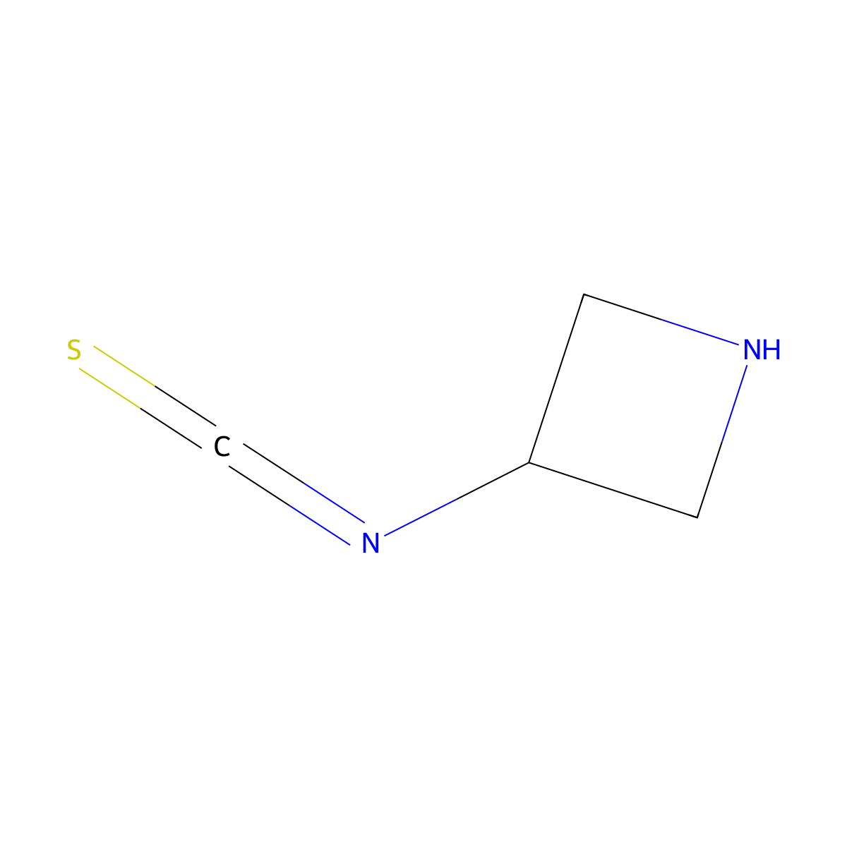 3-Isothiocyanatoazetidine molecular structure, CAS 2920130-25-0